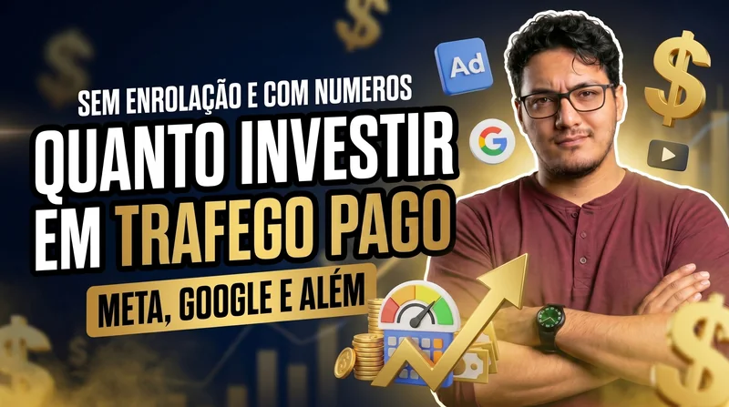 Quanto investir em tráfego pago para ter resultado: o guia completo (Meta, Google e native ads)